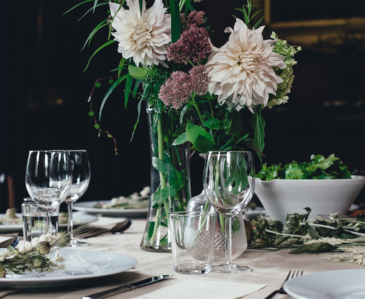 The dining room at OSETRA, Soho London