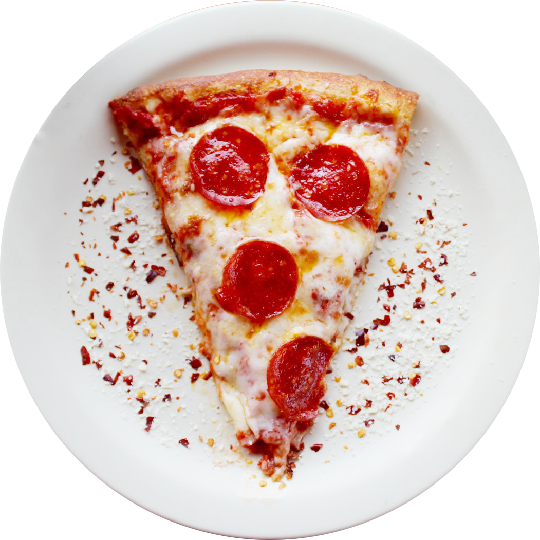 Italian pizza slice